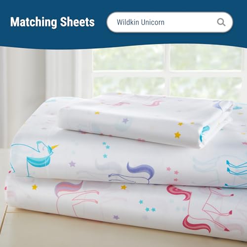 Image of Wildkin Kids Cotton Toddler Comforter Set - Soft & Lightweight, Fits Standard Crib Mattress - Unicorn