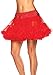Leg Avenue womens Layered Tulle Petticoat Costume Accessories, Red, One Size US
