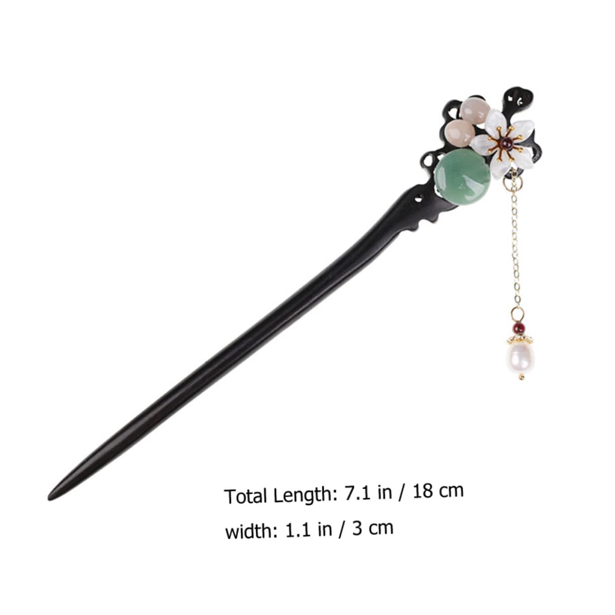 FRCOLOR 5stücke Haarnadel Mit Perlenquaste Chinesischer Stil Retro Haarstyling Zubehör Für Frauen Für Hochzeiten Und Besondere Anlässe Elegante Haarstäbchen Für Lange Frisuren