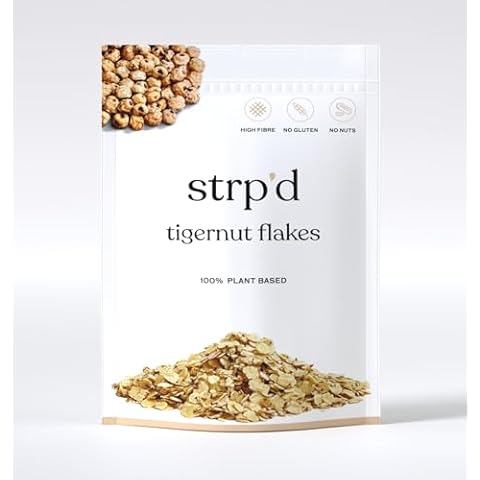 Strp'd Tigernut Flakes - Healthy Cereal Cover