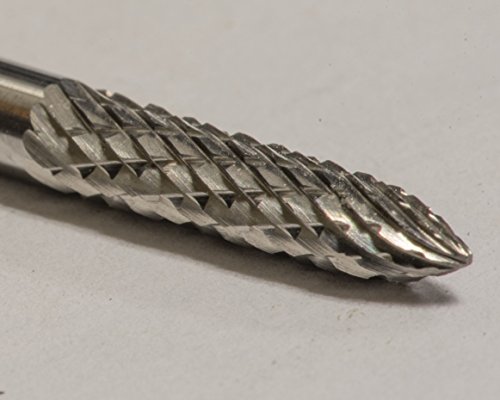 Fresa de Carburo SG-44 Doble Corte 1/8 pulg x 1/2 pulg miniatura 4
