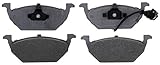 ACDelco 14D768AM Advantage Semi-Metallic Front Disc Brake Pad Set with Pigtail
