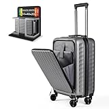 ARTREE Maleta de Cabina 52x35x22cm,ABS Material Trolley Rígida Expandible, con Ruedas giratorias Desmontables,Cerradura combinación,Ideal como Equipaje de Mano para Iberia, Vueling o Easyjet
