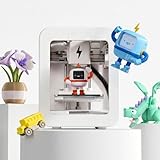Toybox 3D Printer for Beginners and Kids with Fast Printing, Easy Setup, Safe Design, Free App with Access to 7,000+ Digital Toys, 1 Filament Included - Alpha Three