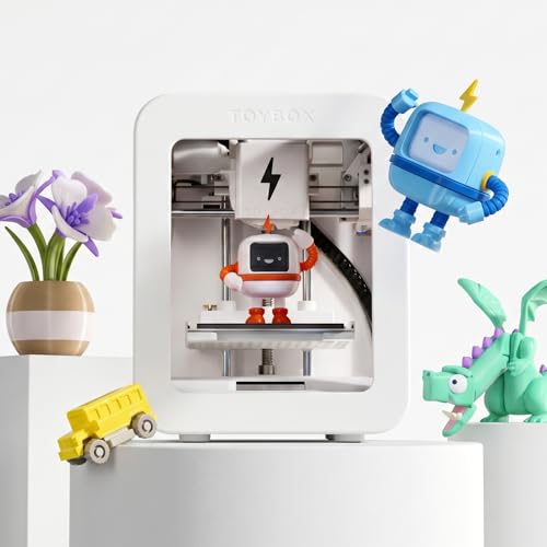 Toybox 3D Printer for Beginners and Kids with Fast Printing, Easy...
