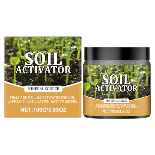 Boden Aktivator - 100 g Bodenlockerer - Mit Nährstoffen Pflanzenstärkung Für Wurzelbildung Rasen Hochbeet Tomate Bonsai Gemüse