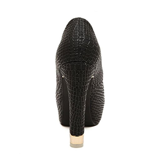 MFairy Woman's High Heel Peep Toe Pumps Fashion Heeled Party Shoes3