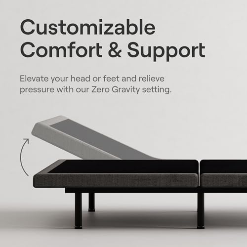 Image of Nectar Ultra King Adjustable Base & 15 inch Mattress - Head & Foot Incline - Medium Firm Memory Foam - Cooling Upgrade - 3 Massage Settings - 365-Night Mattress Trial