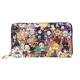 [Tavinesd] 鬼滅の刃 長財布 財布 人気 メンズ 本革 大容量 薄型 サイフ ミニ財布 ビジネス 小銭入れ ラウンドファスナー 薄い レディース