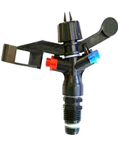 'hidrorain rc8022  Kunststoff Rasensprenger 3/4, 17 x 4 x 20 cm, Schwarz