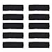 COSMOS ® 10 PCS Black cotton sports basketball headband / sweatband head sweat band/brace