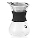 Produktbild Pour Over Kaffeebereiter mit Dauerfilter aus Edelstahl Kaffee-Zubereiter und Kaffeekanne 650ml