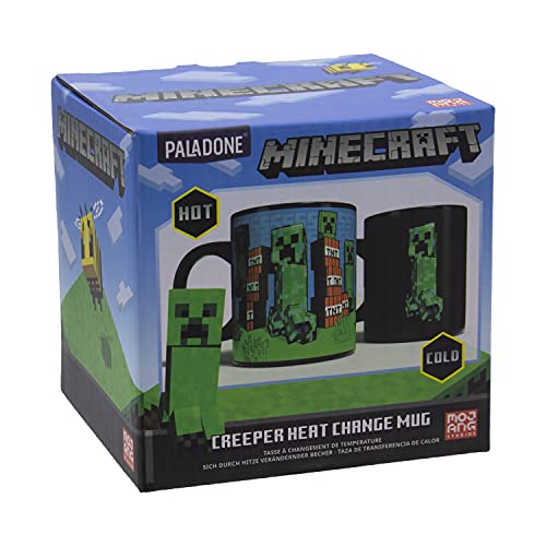 Paladone Minecraft Creeper Heat Change Mug - Officially Licensed Mug Transforms with Hot Beverage, Novelty Gift for Gamers, 295 ml (10 fl oz) by Paladone - Image 6