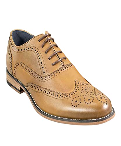 Scarpe da uomo stringate in pelle Oxford XL di