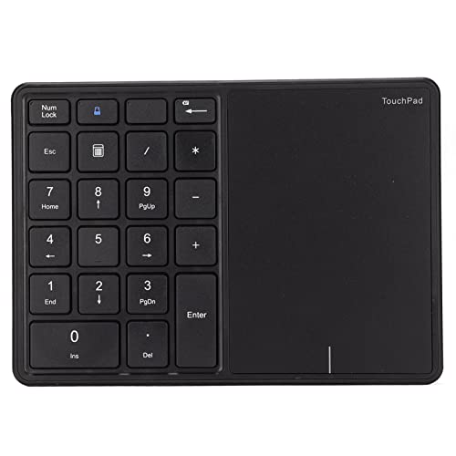 Teclado numérico inalámbrico portátil con panel táctil para mejorar la productividad diaria