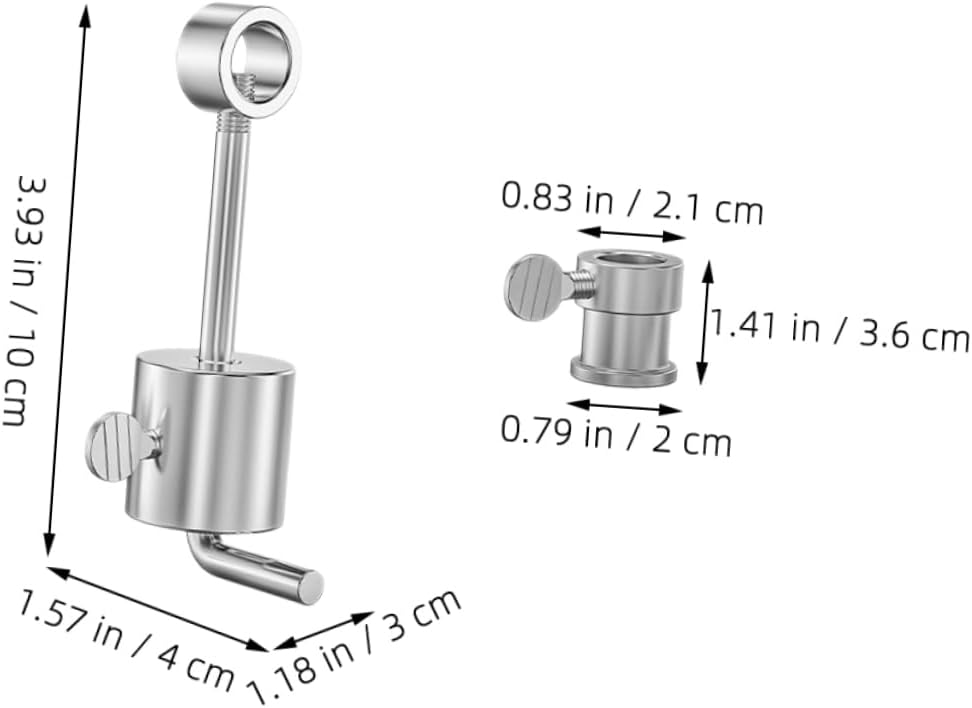 balacoo 5sets Stainless Steel Rotisserie Balance Weight for Grill Accessories Bbq Smoking Grill Rack Spit Balance Weight Spit Rod Stopper