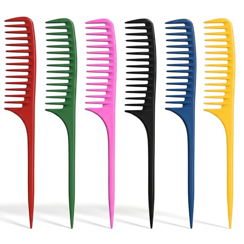 Set de 6 Peines Rat Tail para Estilizado Profesional miniatura 1