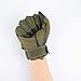 CRUSEA Leather Gloves Tactical Military Shooting Cut Resistant Waterproof Winter (L)