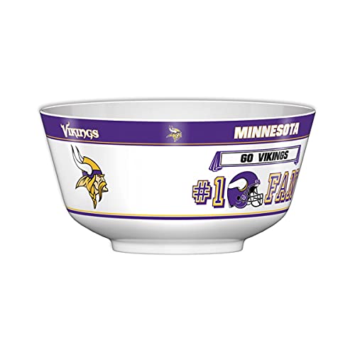 Fremont Die NFL Minnesota Vikings Party Snack Bowl, 11.75