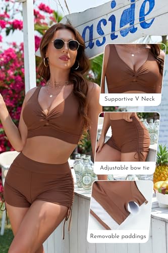 Bikini taille haute SHEKINI pour sculpter la silhouette et gommer les complexes