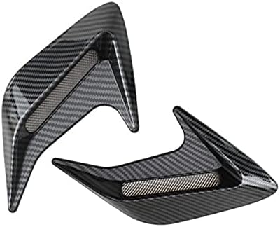 2-Piece Universal Car Vent Grille Cover Decorative Air Flow Intake ABS Plastic Car Air Flow Sticker Adhesive Side Vent Fender Intake for Cars (Color Name: Design B2) image 5