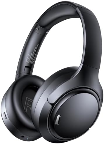 Hybrid Active Noise Cancelling Headphones 120H Long Playtime, 6 E...