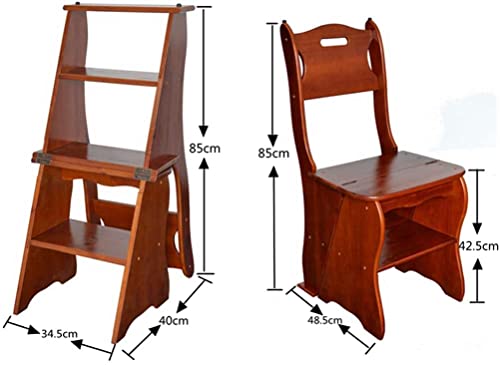 Taburete de escalón para llegar alto sin ocupar espacio: silla plegable de biblioteca 7