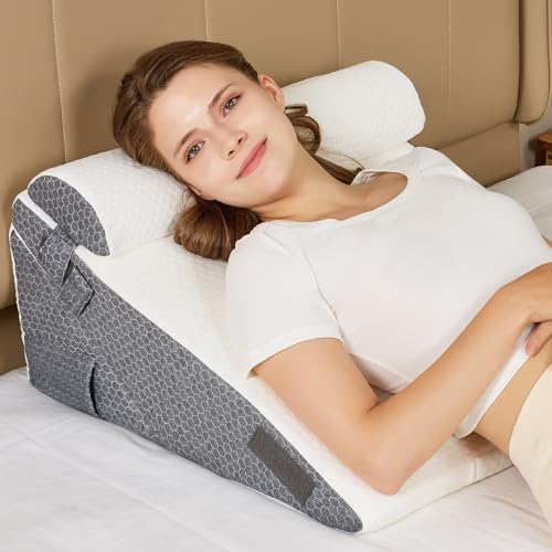 TBXONMOW Conjunto de travesseiro ajustável de 3 peças para pós-ci...