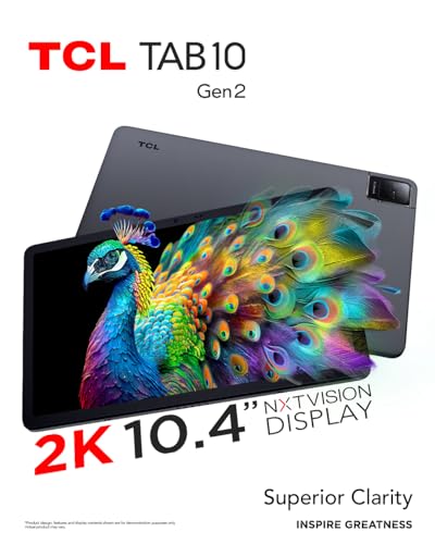 TCL TAB 10 Gen 2 WonderMedia 26 3 cm 10.4 4 Go Wi Fi 5 802.11ac Android 13 Neuf - vue 9
