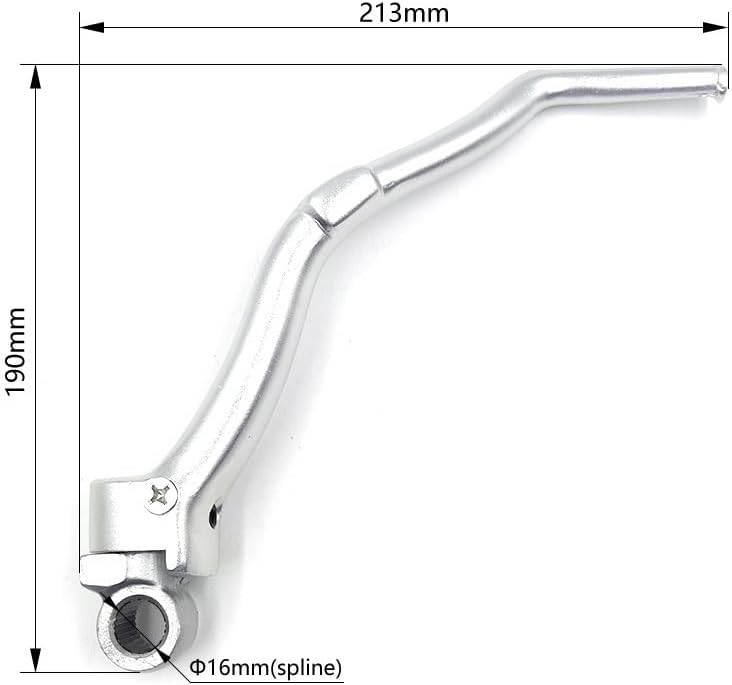 Kick Start Lever Motorcycle Forged Kick Start Starter Lever Pedal for NC250 NC450 for ZS177MM ZS194MQ Engine