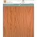 Barc Wood Sheet W/Adhesive Backing 12x12-Cherry