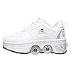 2-in-1 Multifunctionele Schoenen,Multifunctionele Vervormde Schoenen Kinderen Studenten Volwassen Rolschaatsen…