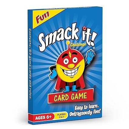 Smack it! Card Game for Kids & Families – Fun and Easy to Learn for Boy or Girl Ages 6-12,Diwali Gift, Birthday Gift for Kids | Christmas Gifts Smack it! Card Game for Kids & Families – Fun and Easy to Learn for Boy or Girl Ages 6-12,Diwali Gift, Birthday Gift for Kids | Christmas Gifts