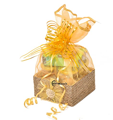 Image of NUTRI MIRACLE Winter Celebration Dry Fruits Box | Gift Hamper for Festive Gatherings