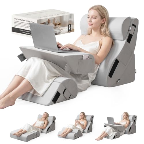 FifthQuarter 6PCS Orthopedic Wedge Pillow Set
