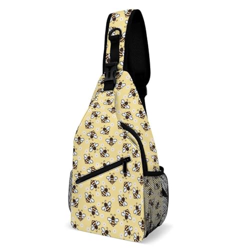 Summer Large Capacity Sling Bag Cross Chest Bag Travel Hiking Crossbody Bag Daypack for Women Men