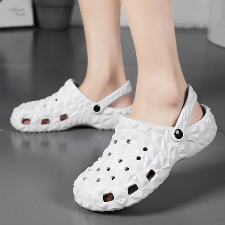 Image of Men's Everyday Use Mules Eva Clogs Slip-On Classic Flexible Casual Anti-Skid Clogs Shoes Adjustable Back Strap