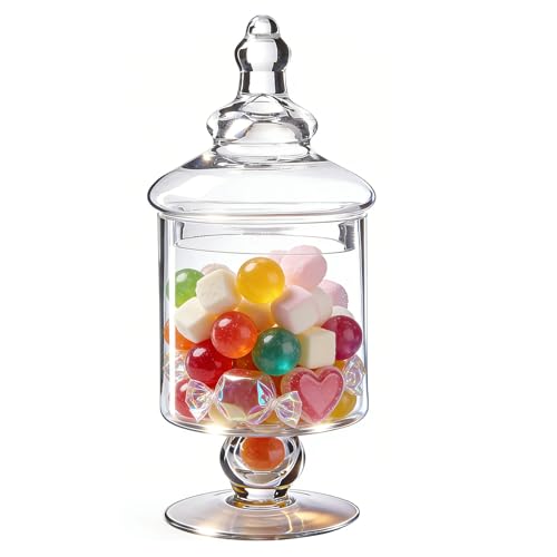 Pot à bonbons en verre avec couvercle hermétique pour biscuits - 2