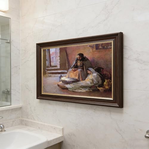 La Nativité de Gari Melchers cadre à suspendre cadeau - 5