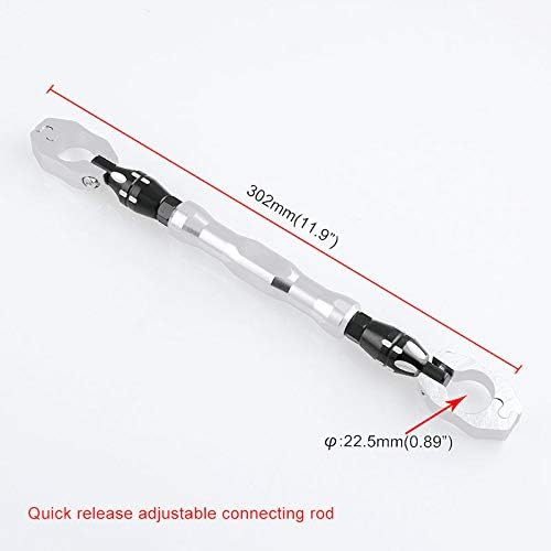 MACHSWON Motorcycle 22mm Handlebar Crossbar Modified Balance Crossbar Handlebar Adjustable Strengthen Lever Bar
