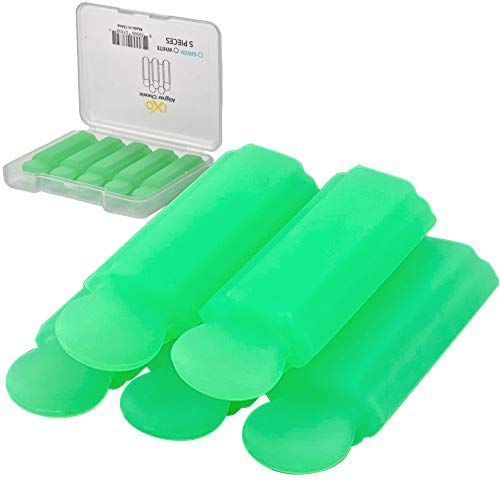 IXO Aligner Seater Chewies With Grip Handle for Invisalign Aligners, Mint Scent, With Storage Case (5PCs) (Green)