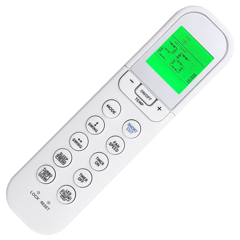 1 Unidad RG36A11-BGEF / RG36B/BGE RG36F/BGE RG36A12/BGEF RG36A/BGEF RG36B/BGEF Control Remoto Compatible con Aire Acondicionado Midea