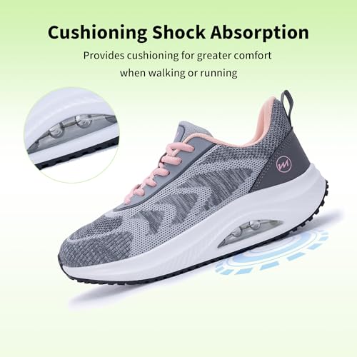 RomenSi Womens Arch Support Walking Shoes Orthotic Fashion Sneakers Tennis Shoes for Plantar Fasciitis Pain Relief US 5.5-114