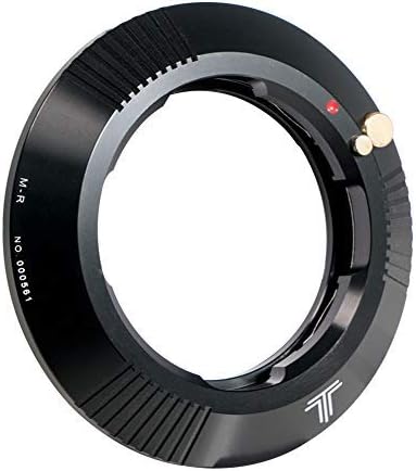 TTARTISANLens Adapter/Converter Ring for Leica M Mount Lens to Canon EOS R Mount Camera Body Black