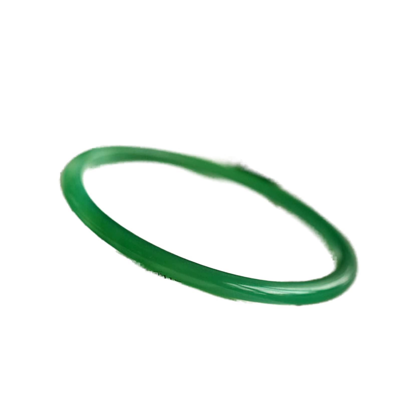 YZDKJ Natural Green Jade Bangle Charm Jewellery Women' s Hand- Carved Jadeite Bracelet Bangles For Women Men Fashion Accessories (Gem Color : Green, Metal Color : 56-58mm)