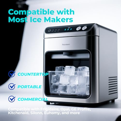 CleanCrown Ice Machine Cleaner (36 Pack), Ice Machine Descaler, Nickel Safe Cleaner and Descaler for Frigidaire, Opal, GE Profile, Kitchenaid Countertop and Nugget Ice Makers