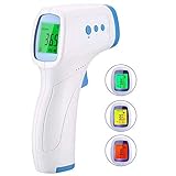 Berührungsloses Thermometer: Das Produkt unterstützt berührungslose Messungen, was die Sicherheit erheblich verbessert, es kann schnell die Zieltemperatur messen und intelligente Analyse und Verarbeitung durchführen.