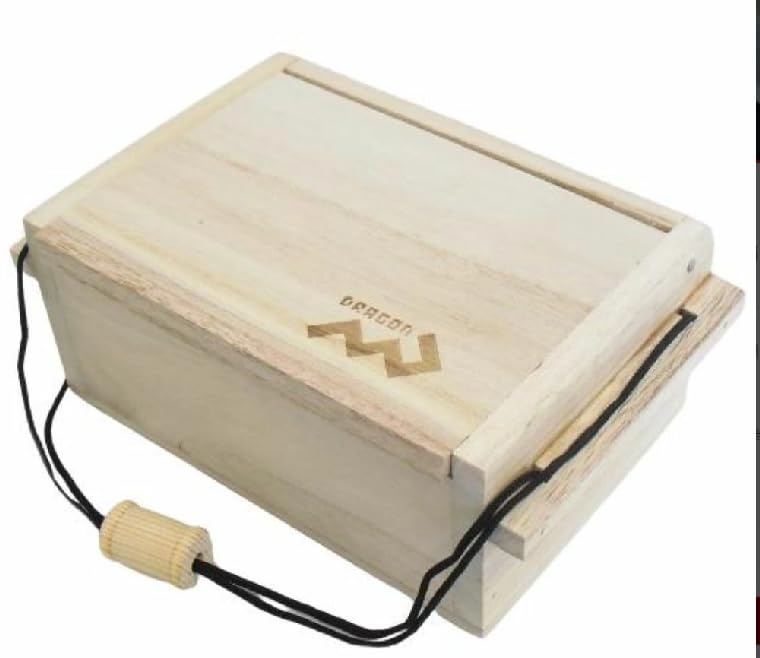 Amazon | 桐エサ箱(開閉フタ式) S | MARUSHINGYOGU(マルシン漁具