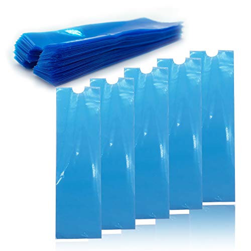 LittleU Disposable Clip Cord Sleeves Covers, 200 Pcs Tattoo Pen Covers Bags for Machine, Cartridge - Tattoo Supplies Accessories (Blue)