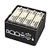 4 x NVMe Mini NAS Server, 4 Bay NAS N150 Pocket PC with Dual i226-V 2.5GbE LAN,Dual HDMI 2.0,USB3.2 Gen2,Support BT5.4/WiFi6/WiFi7 (Intel N150, 16G RAM 256G SSD)